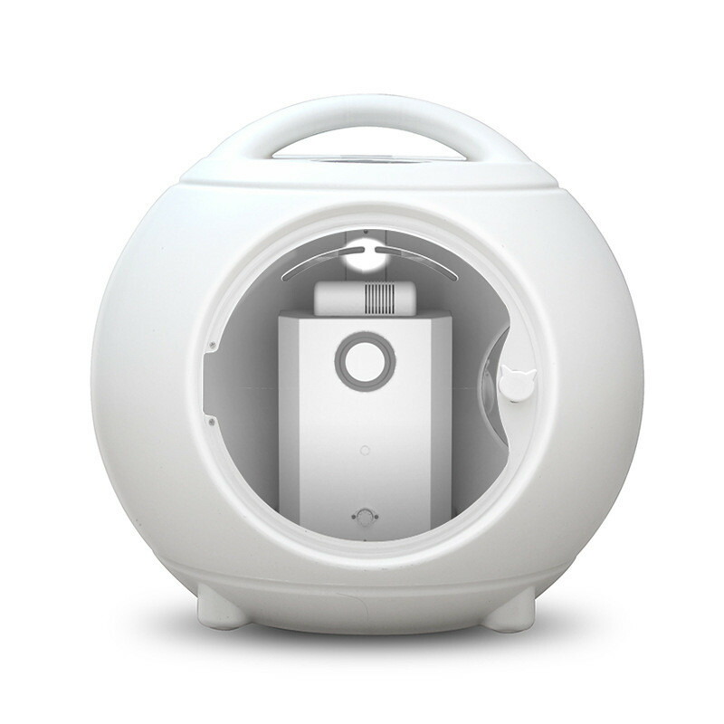 ペット乾燥ボックス ペット乾燥箱 自動ドライボール ドライヤー 600Ｗ 50L 大容量 犬 猫 小型犬用 お風呂後 タイマー機能 清潔 UVブルーライト マイナスイオン 低騒音 恒温 急速 速乾 ペットハウス ドライ ルーム 循環送｜シングス