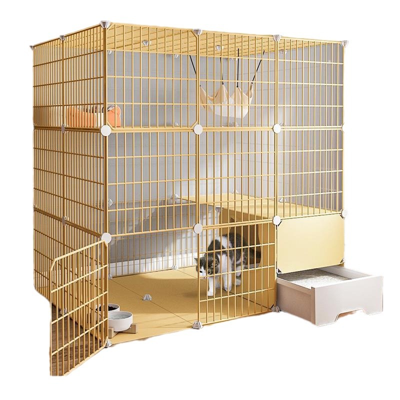 キャットケージ 2段 STADIUM Amazon | 特大容量大型キャットケージ ペット猫用 トイレ付き 2