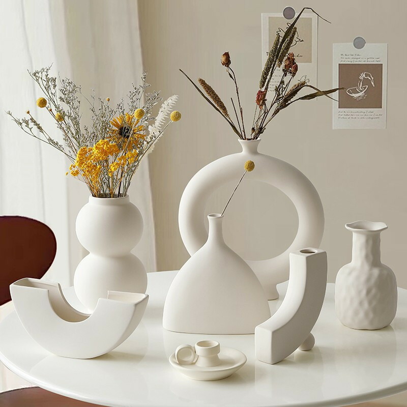ビンテージ　陶器　花瓶　一輪挿し　フラワーベース 東ドイツ製 ヴィンテージ Harzer Keramik 小さな陶器の花瓶 花器