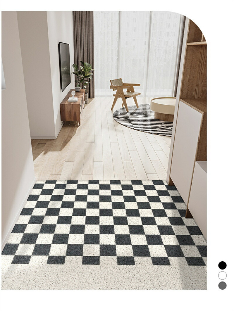 100*120cm 玄関マット 屋外 おしゃれ 室内 屋内 泥落とし 洗える 屋外用 シンプル かわいい 敷物 丸洗い 水洗い pvcマット ふかふかテラスマット 40&times;60cm 玄関｜シングス