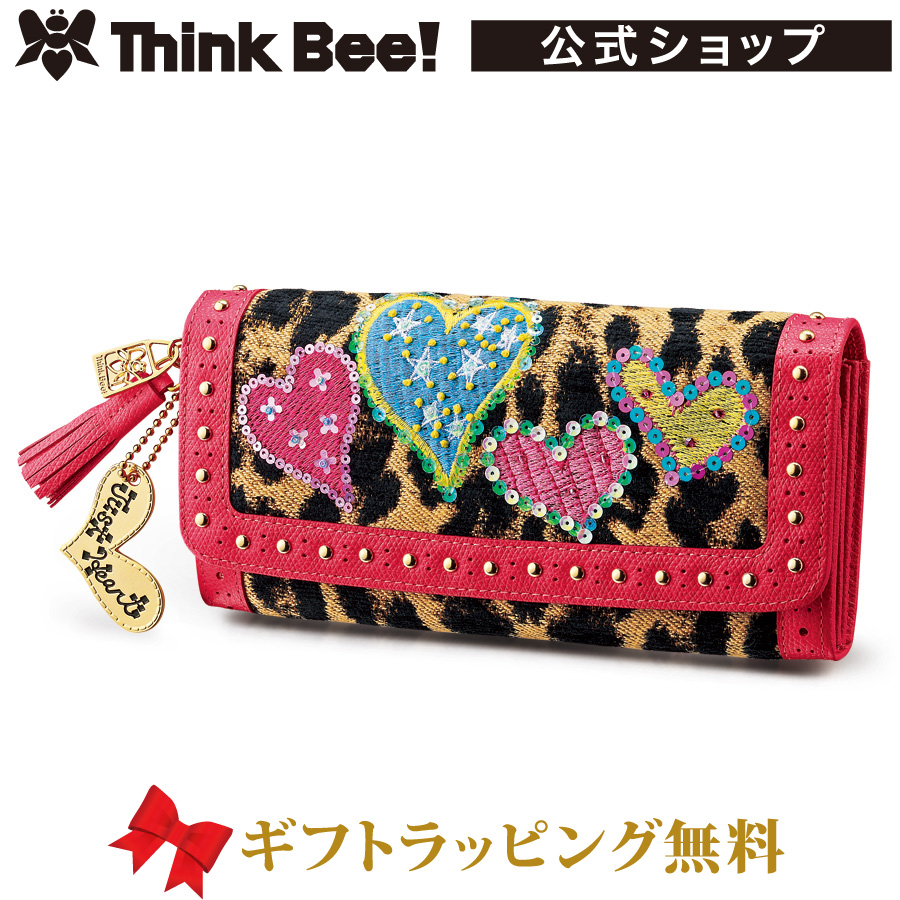 シンクビー! Think Bee Just Heart 長財布-