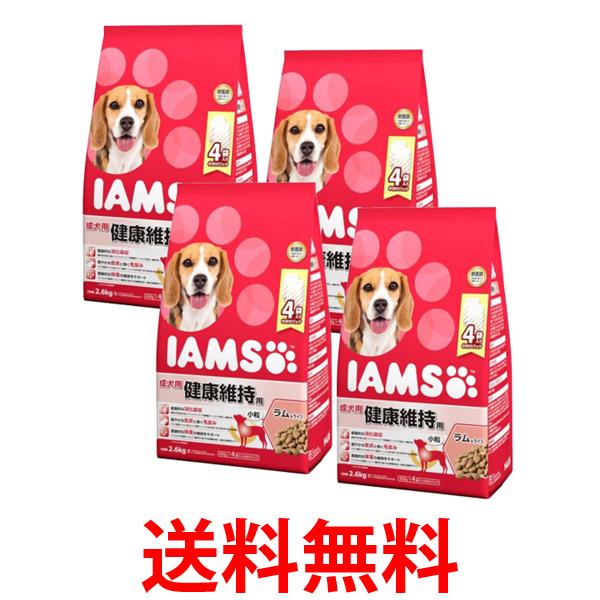 4個仕掛ける マースジャパン アイムス ドッグフード 成犬用 思わしい守りつづける用 素粒子 子ヒツジ\u0026上げ米 2.6kg 素っ気ないボンネット IAMS MARS 貨物輸送無料 【SK24817】