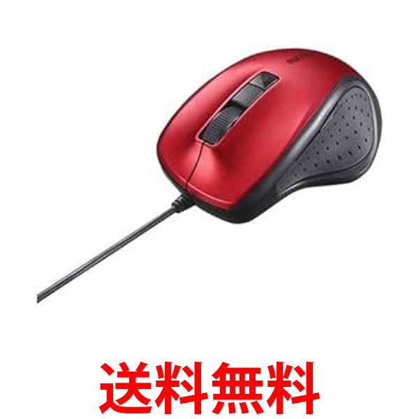 (未使用･未開封品)　バッファロー BSMBU300RD 有線 BlueLED 静音 5マウス レッド 6k88evb バッファロー 有線BlueLED光学式マウス 静音／5ボタン