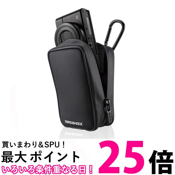（まとめ）エレコム ZEROSHOCKカメラケースW83×D50×H135mm ブラック ZSB-DG014BK 1個〔×3セット〕 まとめ エレコム ZEROSHOCKカメラケースW83×D50×H135mm ブラック ZSB