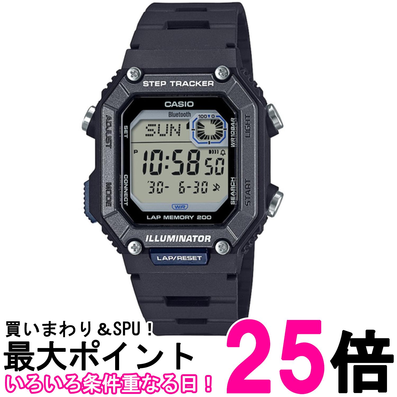 カシオ 腕時計 コレクションBluetooth搭載 10気圧防水 WS-B1000-1AJF メンズ ブラック【SS4549526376627】