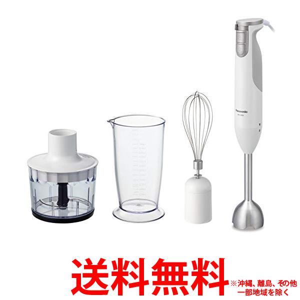 Panasonic ハンドブレンダ? MX-S302-W　4枚刃 1台4役(混ぜる/つぶす/きざむ/泡立て)離乳食 速度調整 誤使用防止設計 レシピブック付 ホワイト【SS4549980603871】｜THINK RICH STORE 7,333円