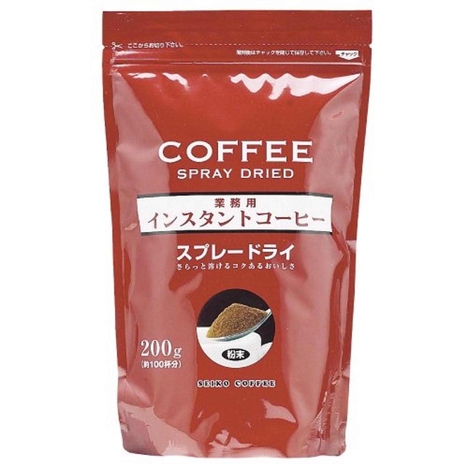 インスタントコーヒー フリーズドライ 200g　6個セット 楽天市場】12個セット セイコー珈琲 業務用インスタントコーヒー