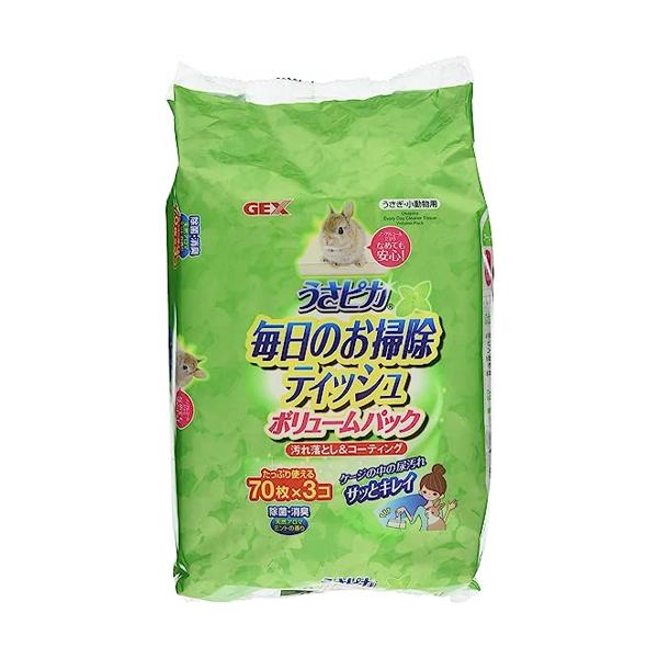 楽天市場】うさピカ 毎日のお掃除ティシュ ボリュームパック 3個入
