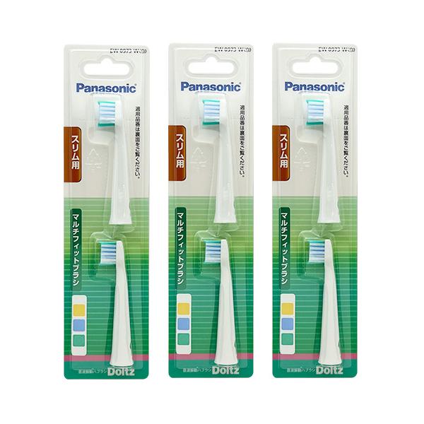 Sb Think パナソニック Panasonic Store Ew0973 W スリム用 2本入 3個セット 専用 マルチフィットブラシ ドルツ 替えブラシ Rich