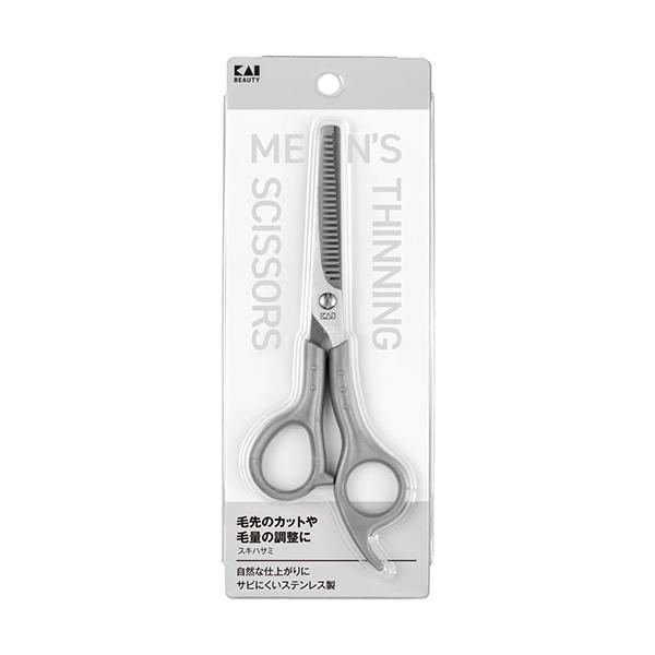 【単品30個セット】 貝印 KQ3207 メンズスキハサミ(代引不可)【送料無料】 b06346.jpg