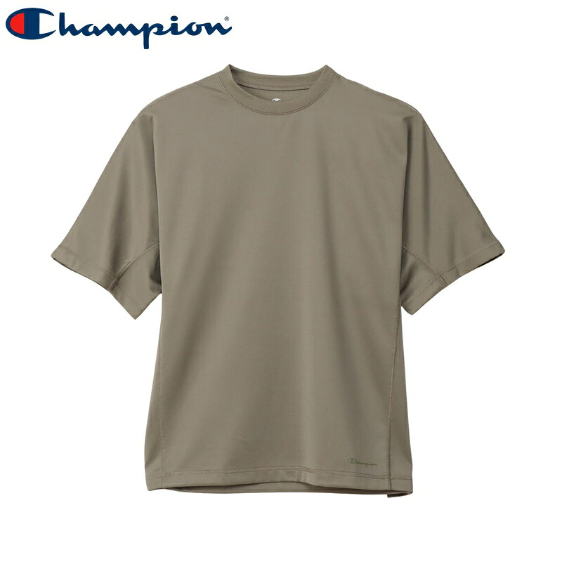 はやりっ児 リカバリーウェア 半袖プルオーバー C3-CS390 655 オリーブ RECOVERY WEAR SHORT SLEEVE Champion ひと休み 抗気疲れ