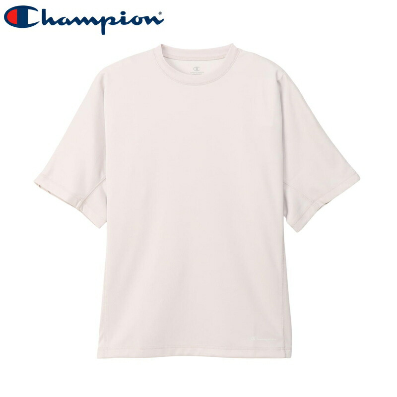 はやりっ児 リカバリーウェア 半袖プルオーバー C3-CS390 782 沙子ベージュ RECOVERY WEAR SHORT SLEEVE Champion ひと休み 抗気疲れ