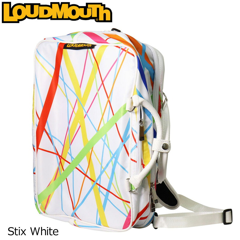 お気にいる ラウドマウス 3way バックパック スティックスホワイト Stix White Lm Bp0001 768990 117 日本規格 新品 18ss Loudmouth ゴルフ用品 メンズ レディース Off Lmsl 55 以上節約 Www Lexusoman Com
