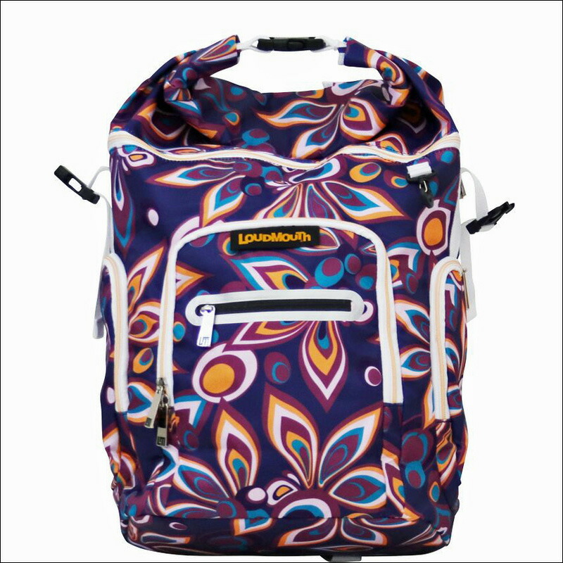 ラウドマウス バックパック Shagadelic Loudmouth Golf Purple シャガデリックパープル らうどまうす Thirdwave Lm Style Lm Bp0002 77 155 日本規格 新品 18fw Loudmouth ゴルフ用品 メンズ レディース ボストンバッグ 派手 派手な 柄 目立つ 個性的 ラウド