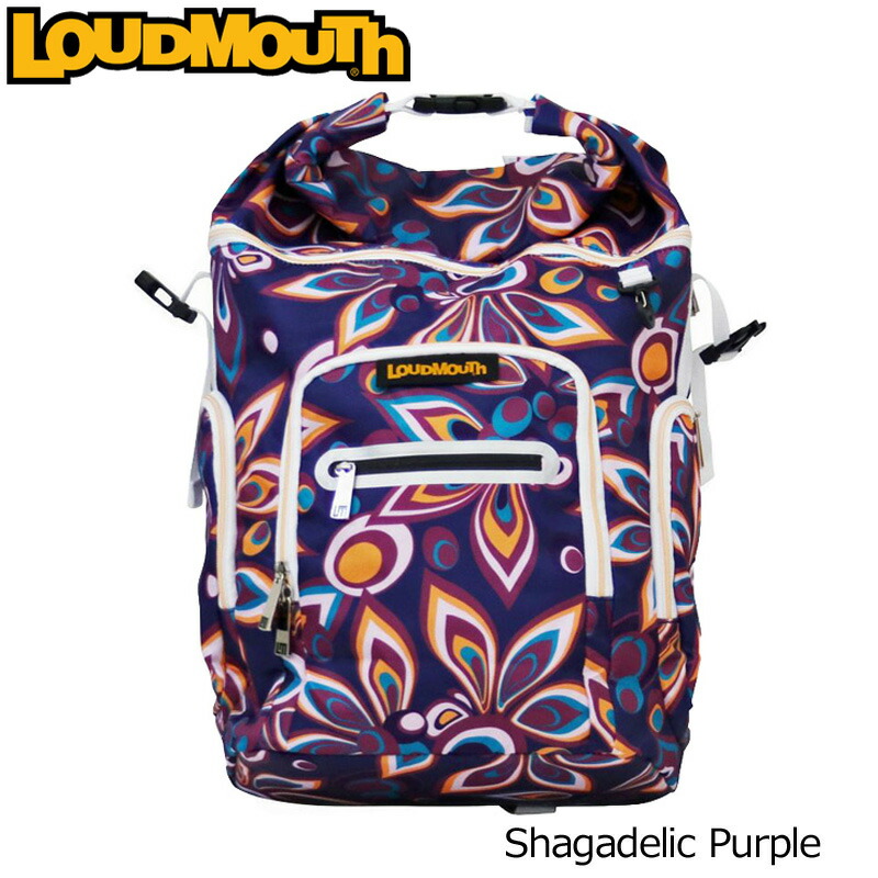 ラウドマウス バックパック Shagadelic Loudmouth Golf Purple シャガデリックパープル らうどまうす Thirdwave Lm Style Lm Bp0002 77 155 日本規格 新品 18fw Loudmouth ゴルフ用品 メンズ レディース ボストンバッグ 派手 派手な 柄 目立つ 個性的 ラウド