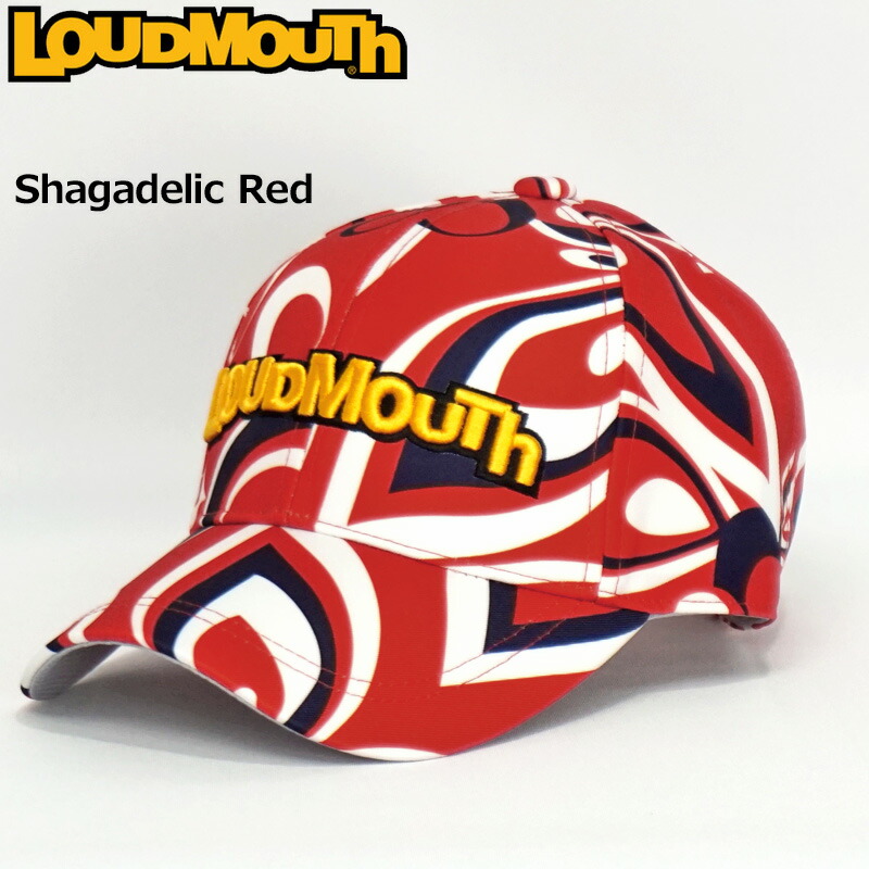 ラウドマウス キャップ Shagadelic Red シャガデリック レッド 770900(248) 20FW Loudmouth 帽子 メンズ レディース 派手 派手な 柄 目立つ 個性的