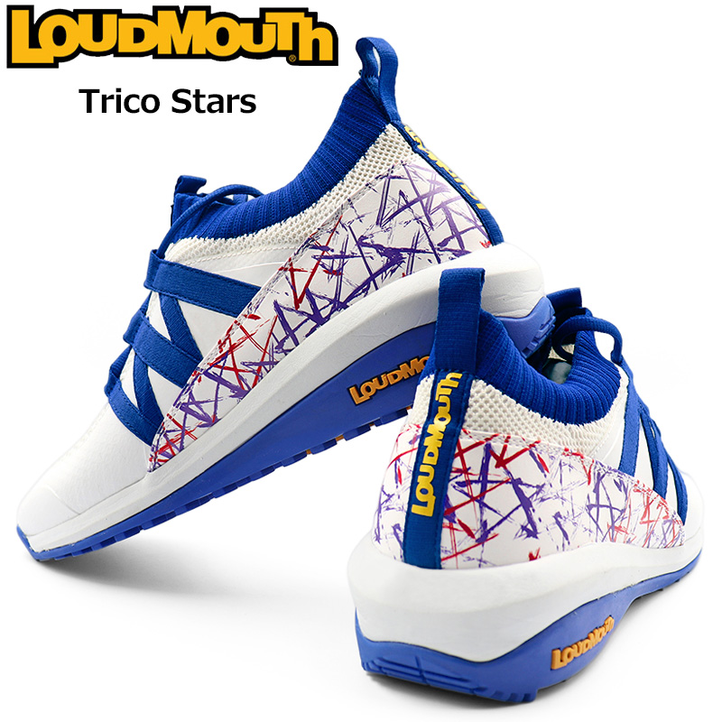 ラウドマウス メンズ スパイクレス ニット ゴルフシューズ Trico Stars トリコスターズ LM-GS0003 772978(355) 【日本規格】【新品】3SS2 Loudmouth スニーカー APR3画像