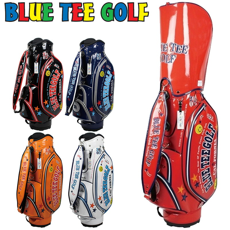 ブルーティーゴルフ 9型 エナメル キャディバッグ BTG-CB-005【新品】Blue Tee Golf California キャディーバッグ キャディーバック キャディーバック カートバッグ ゴルフ用バッグ メンズ レディース ブルーティ|サードウェイブ ゴルスポスタイル