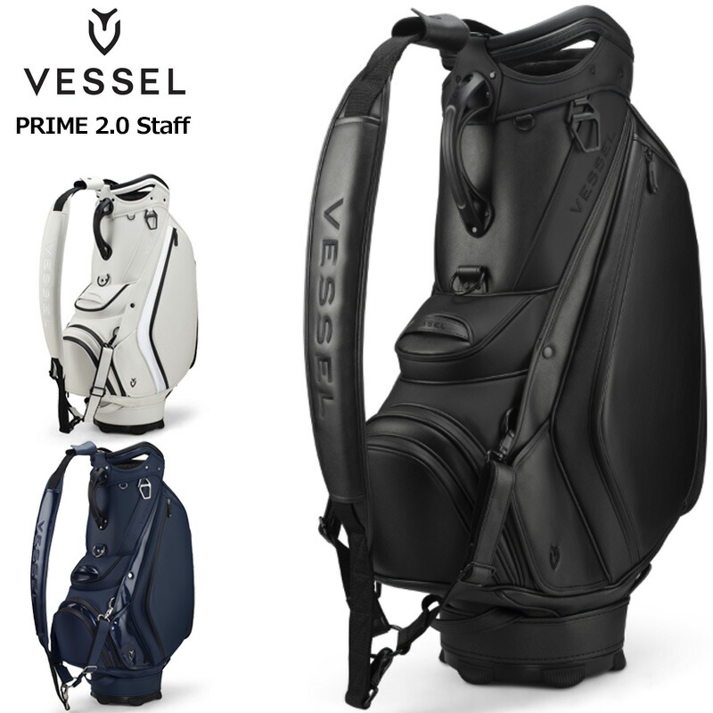 ベゼル 10型 キャディバッグ PRIME 2.0 Staff VESSEL 【新品】 UAAR ゴルフ GOLF ゴルフ用御徒面子 プライム 原材料 手押し車御徒面子  MAR1