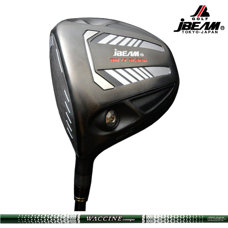 JBEAM レフティ BM LT BLACK １番ウッド グラビティ ワクチンコンポ GR350 作り付ける WACCINE Compo 炭素 黒いこと DRIVER 【カスタム】【新品】 J光束 GOLF 立て坑 地野球クラブ