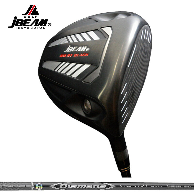 JBEAM BM RT BLACK １番ウッド 三菱ケミカル Diamana D-LIMITED 作り付ける ディアマナ 炭素 黒いこと DRIVER 【カスタム】【新品】 J光束 GOLF 立て坑 地野球クラブ