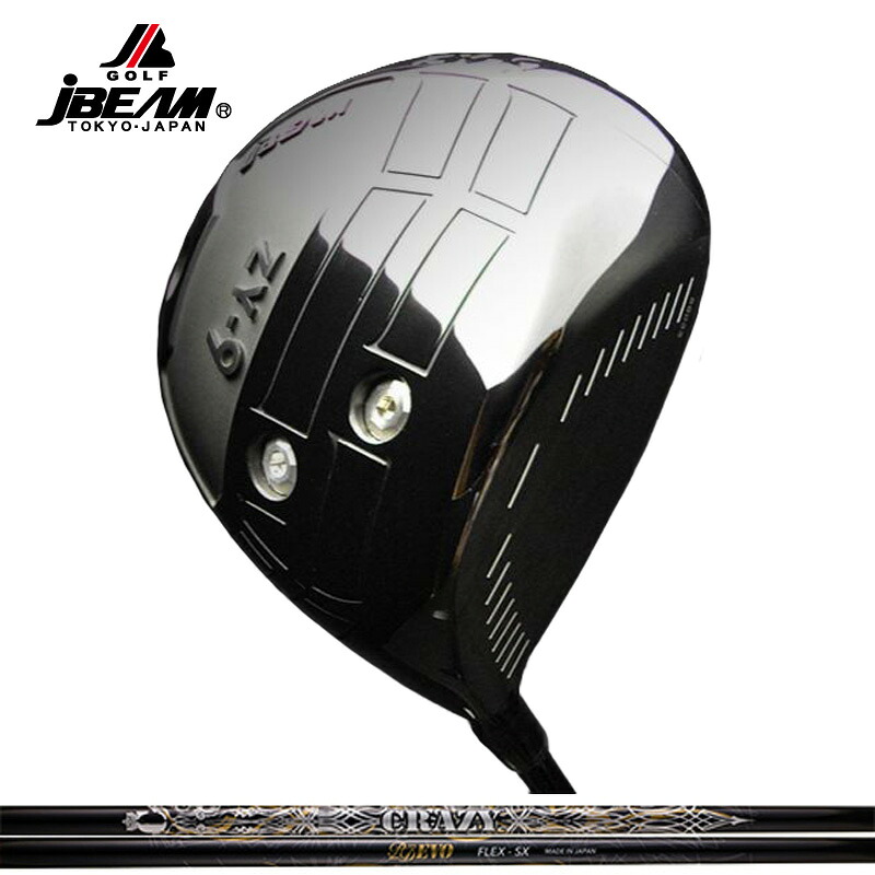 JBEAM ZY-9 ドライバー クレイジー RD EVO 装着【カスタム】【新品】 Jビーム GOLF シャフト クレージー CRAZY 長尺 地クラブ｜サードウェイブ ゴルスポスタイル