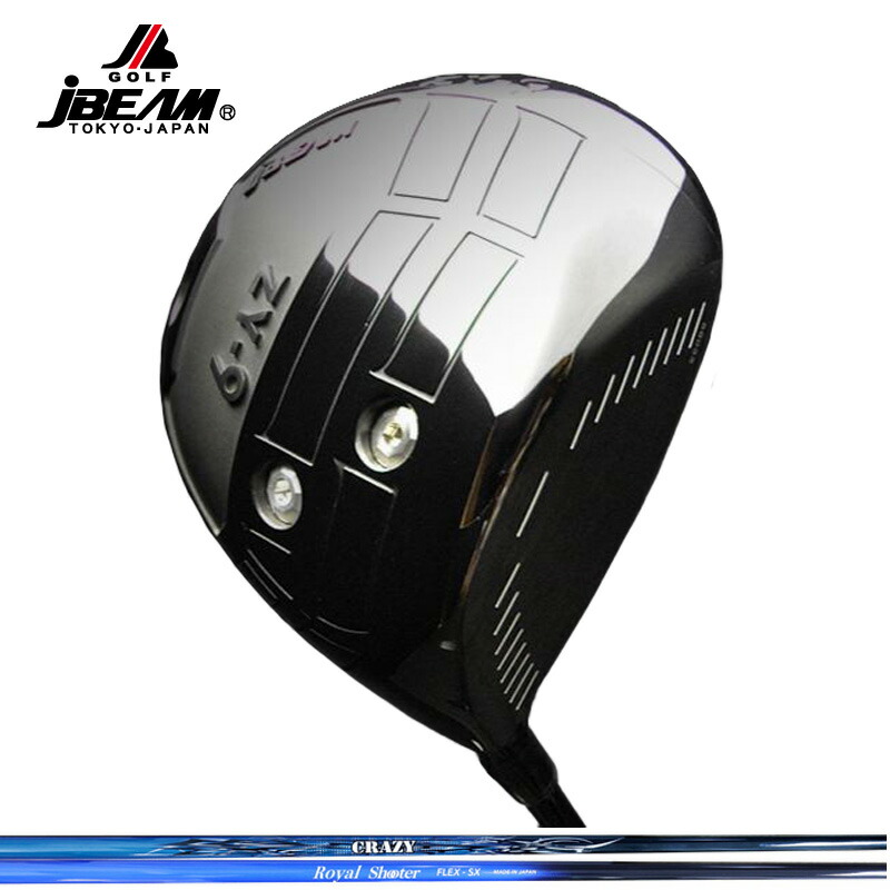 JBEAM ZY-9 １番ウッド クレイジー ROYAL SHOOTER 作り付ける【カスタム】【新品】 J光束 GOLF 立て坑 熱狂的 CRAZY 地野球クラブ