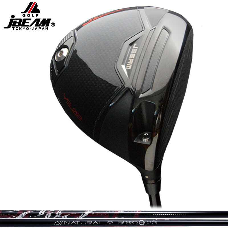 JBEAM JL BLACK １番ウッド ARCH Natural 9 ROSSO 作り付ける アーチ形 自然的9 ロッソ 【カスタム】【新品】 J光束 ジェイ エル 黒いこと ジェーエル BK GOLF 立て坑 地野球クラブ