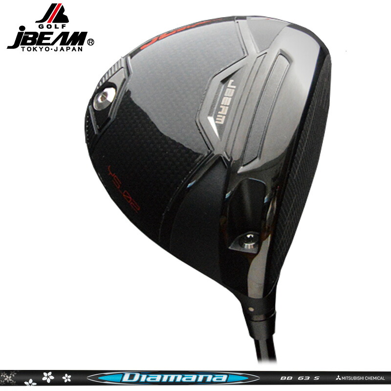 JBEAM JL BLACK １番ウッド 三菱ケミカル Diamana BB 作り付ける ディアマナ 【カスタム】【新品】 J光束 ジェイ エル 黒いこと ジェーエル BK GOLF 立て坑 地野球クラブ