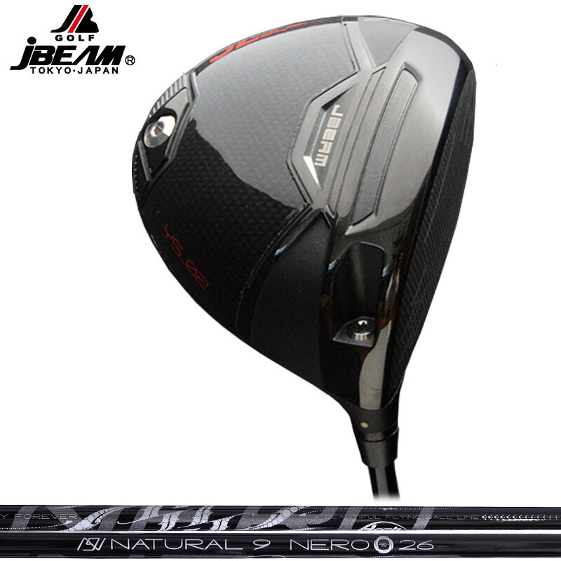 JBEAM JL BLACK １番ウッド ARCH Natural 9 NERO 作り付ける アーチ形 ネロ 自然的9 【カスタム】【新品】 J光束 ジェイ エル 黒いこと ジェーエル BK GOLF 立て坑 地野球クラブ