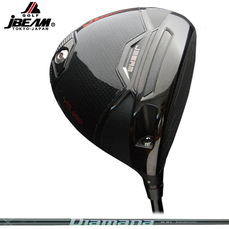JBEAM JL BLACK １番ウッド 三菱ケミカル Diamana WS 作り付ける ディアマナ 【カスタム】【新品】 J光束 ジェイ エル 黒いこと ジェーエル BK GOLF 立て坑 地野球クラブ