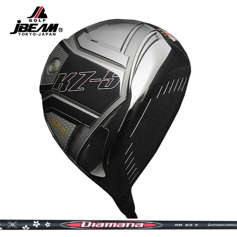 JBEAM KZ-5 １番ウッド 三菱ケミカル Diamana RB 作り付ける ディアマナ【カスタム】【新品】 J光束 GOLF 立て坑 ディアマナ  地野球クラブ