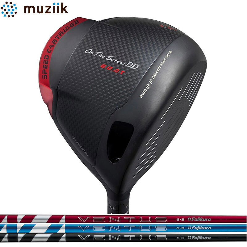 ムジーク On The Screw DD G.O.A.T １番ウッド Fujikura 24 VENTUS 作り付ける BLUE RED BKACK フジクラ ベンタス 【カスタム】【新品】 Muziik オンザスクリュー 山羊 地野球クラブ GOLF