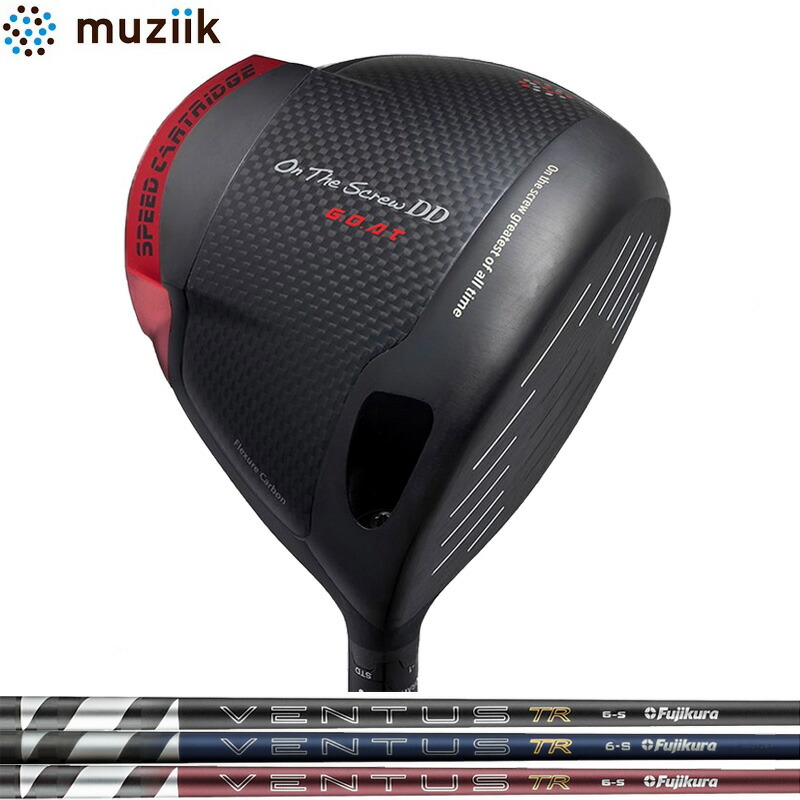 ムジーク On The Screw DD G.O.A.T １番ウッド Fujikura VENTUS 26 TR 作り付ける フジクラ ベンタス BLUE RED BKACK 【カスタム】【新品】 Muziik オンザスクリュー 山羊 地野球クラブ GOLF