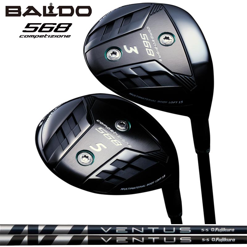 バルド COMPETIZIONE 568 フェアウェイウッド Fujikura VENTUS 作り付ける フジクラ ベンタス BALDO コンペチオーネ FAIRWAY WOOD 【カスタム】【新品】 地野球クラブ