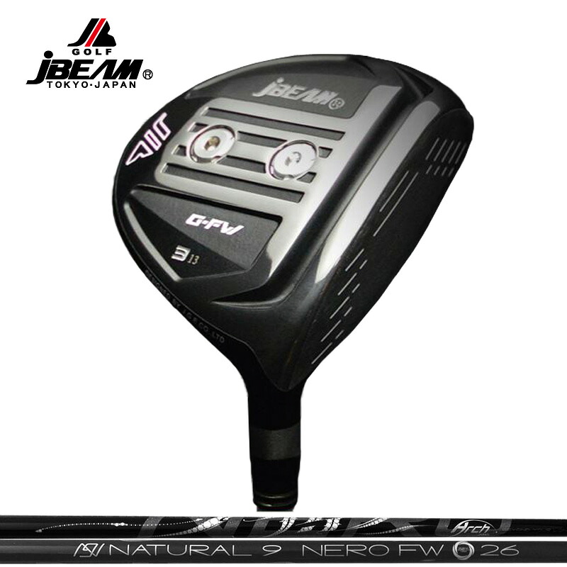 JBEAM G-FW フェアウェイウッド ARCH Natural 9 NERO FW 作り付ける アーチ形 ネロ 自然的9 【カスタム】【新品】 GFW G公明正大通い路 重力加速度 J光束 FAIRWAY WOOD GOLF 立て坑 地野球クラブ