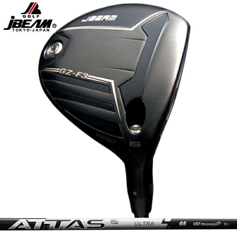 JBEAM GZ フェアウェイウッド UST Mamiya ATTAS RX ULTRA BLACK 作り付ける アッタス ウルトラ 黒いこと 【カスタム】【新品】 ジェイ J光束 重力加速度 ゼット FAIRWAY WOOD GOLF 立て坑 地野球クラブ