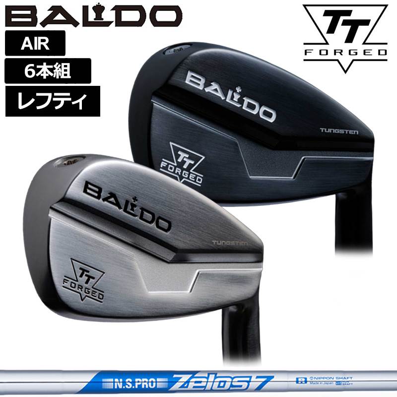 バルド レフティ 2024 TT FORGED AIR アイアン 6本組(＃5-P) 日本立て坑 ZELOS 7 作り付ける ゼロス7 スチール写真 【カスタム】【新品】 BALDO フォージド 大気圏 がら明き アイアン仕掛ける ゴルフ 野球クラブ TOUR SATIN BLACK