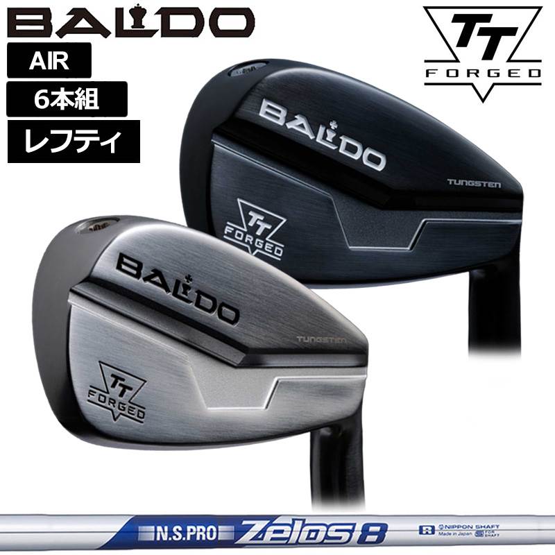 バルド レフティ 2024 TT FORGED AIR アイアン 6本組(＃5-P) 日本立て坑 ZELOS 8 作り付ける ゼロス8 スチール写真 【カスタム】【新品】 BALDO フォージド 大気圏 がら明き アイアン仕掛ける ゴルフ 野球クラブ TOUR SATIN BLACK