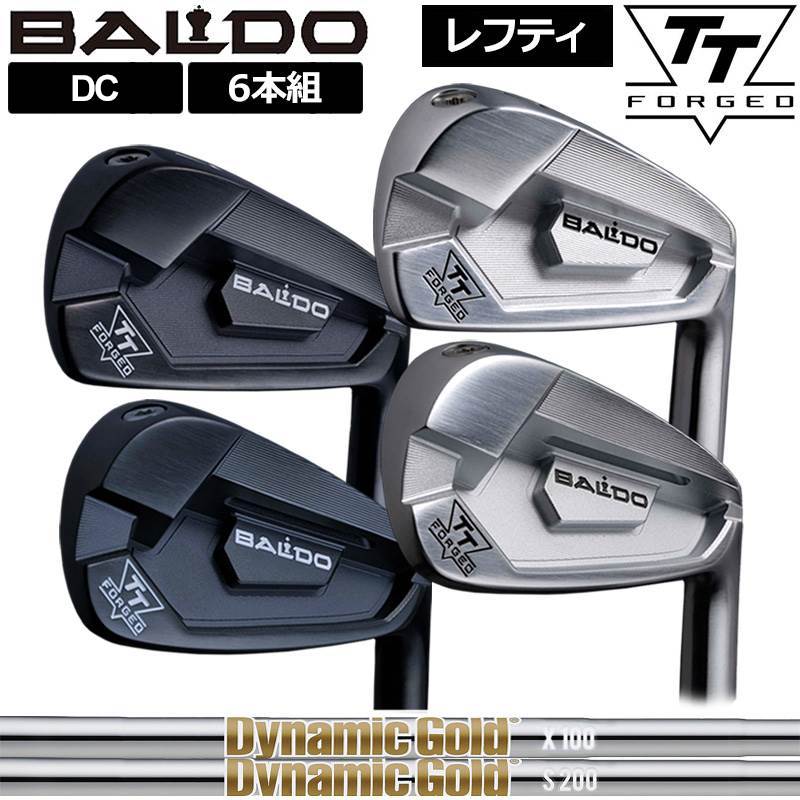 バルド レフティ 2024 TT FORGED アイアン DC 6本組(#5-P) トゥルーテンパー ダイナミックゴールド HT 装着 NEWデザイン 【カスタム】【新品】 BALDO フォージド セット ゴルフ クラブ TOUR SATIN BLACK|サードウェイブ ゴルスポスタイル