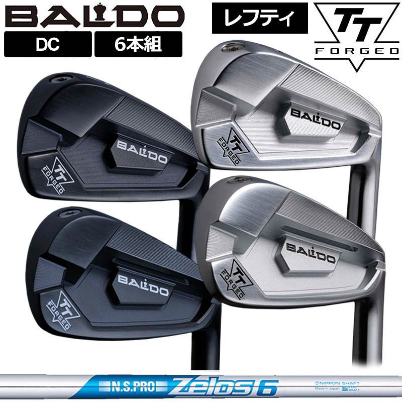 バルド レフティ 2024 TT FORGED アイアン DC 6本組(＃5-P) 日本立て坑 ZELOS 6 作り付ける ゼロス6 スチール写真 【カスタム】【新品】 BALDO フォージド 仕掛ける ゴルフ 野球クラブ TOUR SATIN BLACK