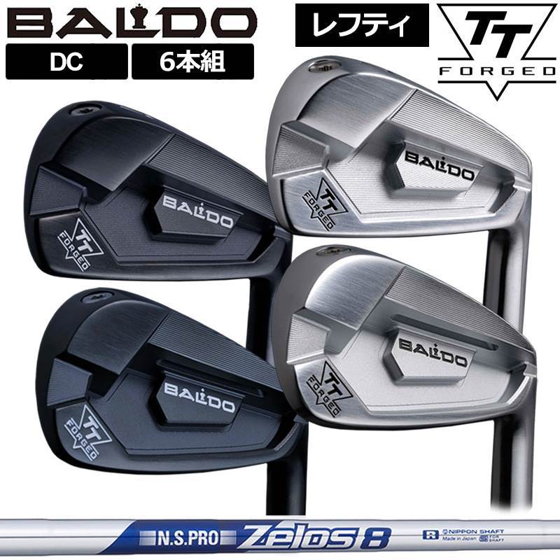 バルド レフティ 2024 TT FORGED アイアン DC 6本組(＃5-P) 日本立て坑 ZELOS 8 作り付ける ゼロス8 スチール写真 【カスタム】【新品】 BALDO フォージド 仕掛ける ゴルフ 野球クラブ TOUR SATIN BLACK