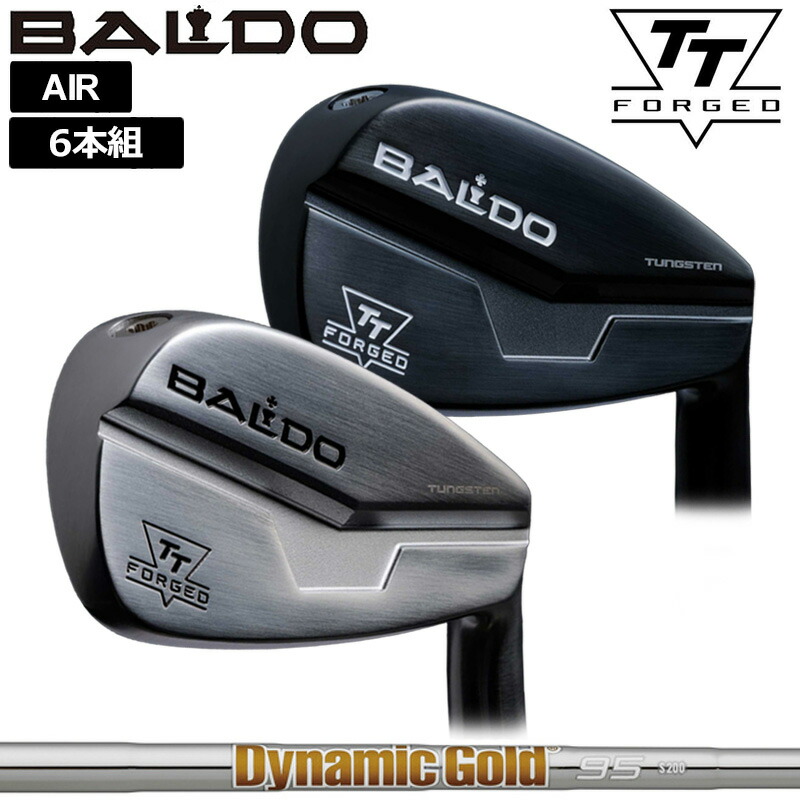 バルド 2024 TT FORGED AIR アイアン 6本組(＃5-P) トゥルーテンパー ダイナミックゴールド 85/95/105/120 作り付ける 【カスタム】【新品】 BALDO フォージド 大気圏 がら明き アイアン仕掛ける ゴルフ 野球クラブ TOUR SATIN BLACK TTアイアン