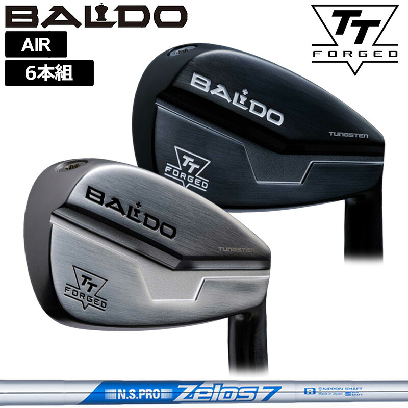 バルド 2024 TT FORGED AIR アイアン 6本組(＃5-P) 日本立て坑 ZELOS 7 作り付ける ゼロス7 スチール写真 【カスタム】【新品】 BALDO フォージド 大気圏 がら明き アイアン仕掛ける ゴルフ 野球クラブ TOUR SATIN BLACK TTアイアン