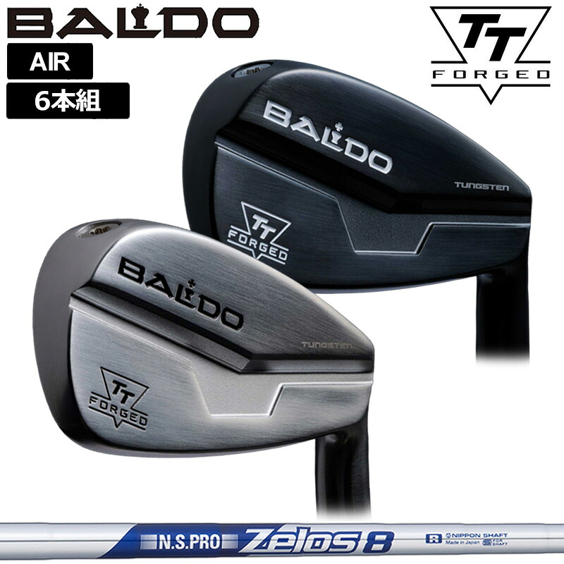バルド 2024 TT FORGED AIR アイアン 6本組(＃5-P) 日本立て坑 ZELOS 8 作り付ける ゼロス8 スチール写真 【カスタム】【新品】 BALDO フォージド 大気圏 がら明き アイアン仕掛ける ゴルフ 野球クラブ TOUR SATIN BLACK TTアイアン