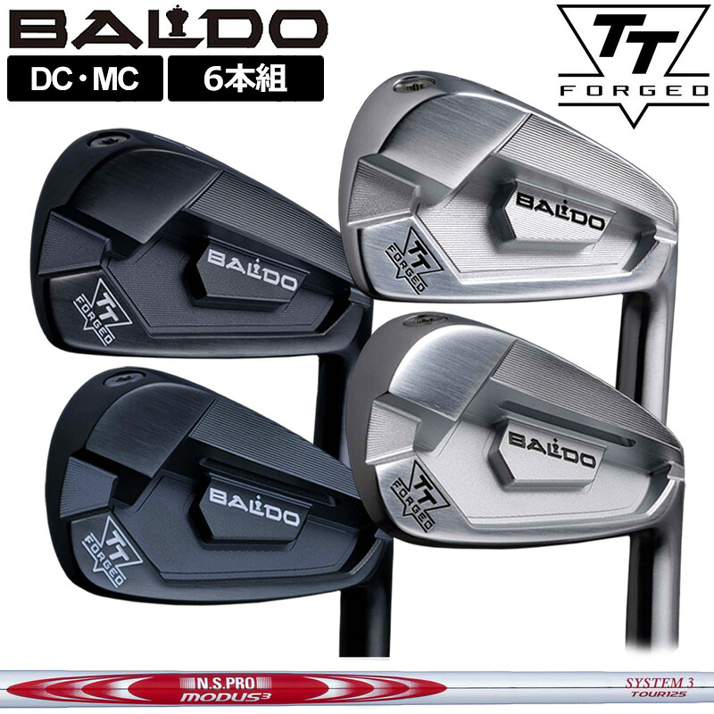 バルド 2024 TT FORGED アイアン DC MC 6本組(＃5-P) 日本立て坑 N.S.PRO MODUS3 SYSTEM3 TOUR 125 作り付ける NS スチール写真 【カスタム】【新品】 BALDO フォージド 仕掛ける ゴルフ 野球クラブ TOUR SATIN BLACK TTアイアン