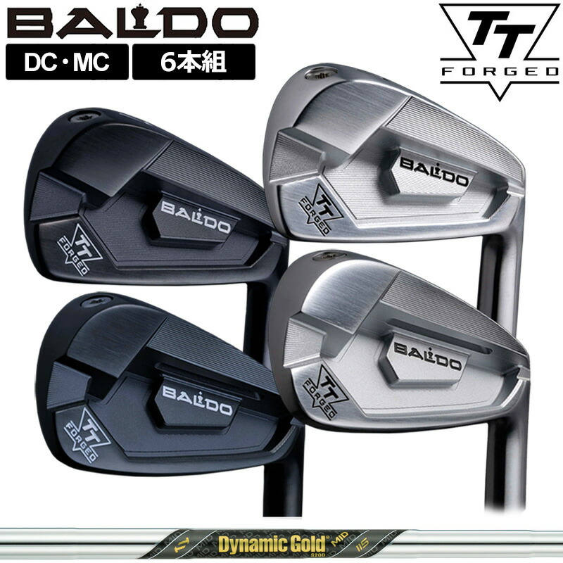 バルド 2024 TT FORGED アイアン DC MC 6本組(＃5-P) ダイナミックゴールド MID 115 作り付ける ミッド 【カスタム】【新品】 BALDO フォージド 仕掛ける ゴルフ 野球クラブ TOUR SATIN BLACK TTアイアン