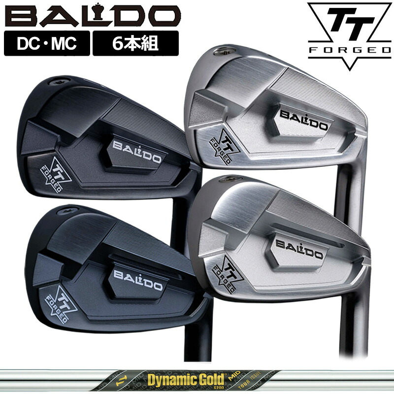バルド 2024 TT FORGED アイアン DC MC 6本組(＃5-P) ダイナミックゴールド MID TOUR ISSUE 作り付ける ミッド ツアーイシュー 【カスタム】【新品】 BALDO フォージド 仕掛ける ゴルフ 野球クラブ TOUR SATIN BLACK TTアイアン