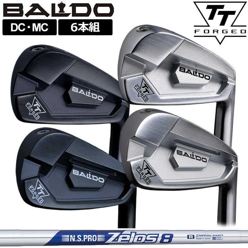 バルド 2024 TT FORGED アイアン DC MC 6本組(＃5-P) 日本立て坑 ZELOS 8 作り付ける ゼロス8 スチール写真 【カスタム】【新品】 BALDO フォージド 仕掛ける ゴルフ 野球クラブ TOUR SATIN BLACK TTアイアン