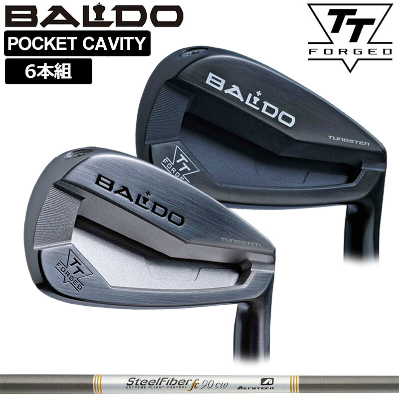 バルド 2024 TT FORGED パソコン アイアン 6本組(＃5-P) Aerotech Steel Fiber FC series 作り付ける エアロテック スチール写真衣料繊維 【カスタム】【新品】 BALDO フォージド ポケットキャビティ アイアン仕掛ける ゴルフ 野球クラブ TOUR SATIN BLACK TTアイアン